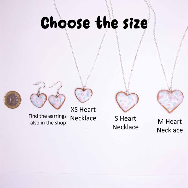 Necklace sweet heart for girls